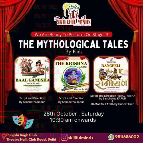 Skillful minds-THE MYTHOLOGICAL TALES By Kids
