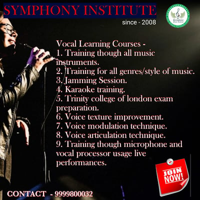 SYMPHONY MUSIC ACADEMY-Vocal Learning Courses