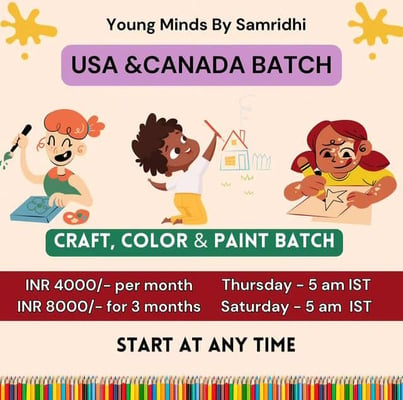 Young Minds By Simridhi-CRAFT COLOR & PAINT BATCH