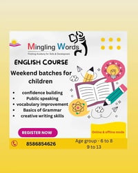 Mingling words-English Course weekend batches for children