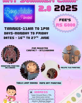 Being Artistic By Himani  -  Summer Camp