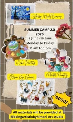 Being Artistic by himani-Summer Camp 2.0