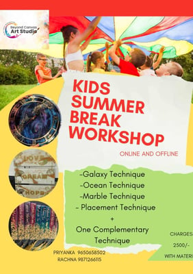 Beyond Canvas Art Studio-Kids Summer Break Workshop