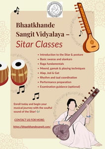 Bhaatkhande Sangit Vidyalaya-Sitar Classes for Aspiring Musicians