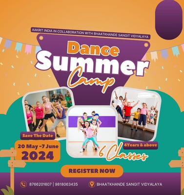 Aakrit-Dance, Fitness & Music Classes & Bhaatkhande Sangit Vidyalaya-Summer Dance Camp