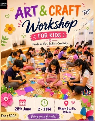 Bhaav Dance Company-Art and Craft Workshop for Kids