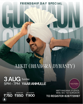 Bhangra Dynasty Classes  -  Friendship Day Bhangra workshop