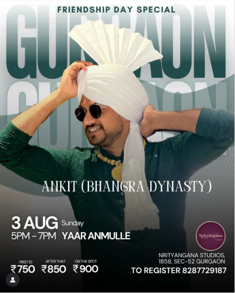 Bhangra Dynasty Classes  -  Friendship Day Bhangra workshop