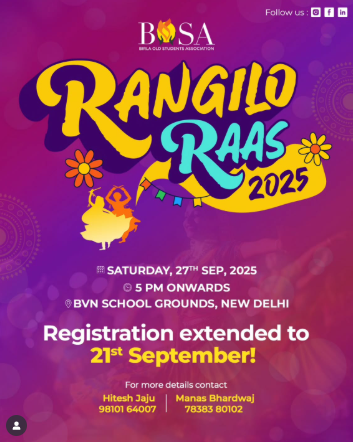 Birla Vidya Niketan - Rangilo Raas 2025