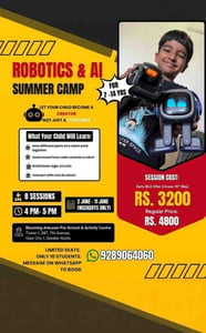 Blooming Ankuram Pre-School & Activity Centre-Robotics and AI Summer Camp