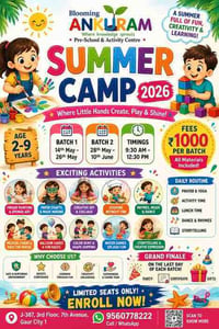 Blooming Ankuram Pre-School & Activity Centre-Summer Camp 2026