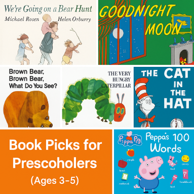 Book Picks for Preschoolers Who Are Just Starting to Read (Ages 3–5)