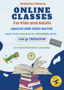 BrainiacGym - Academy of Abacus  -  Online Abacus and Vedic Maths Classes
