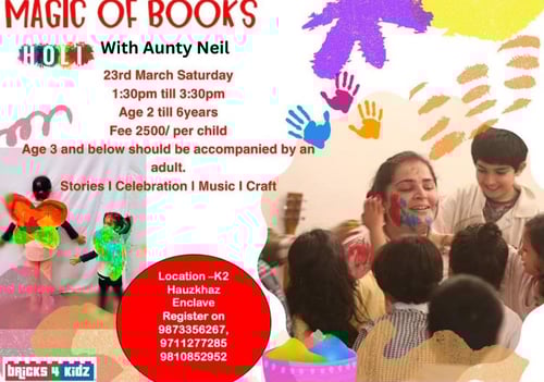 Bricks4 Kidz-Holi with Aunty Neil (magic of book)