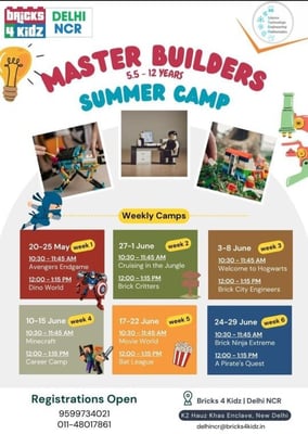 Bricks4 Kidz-Master Builders Summer Camp