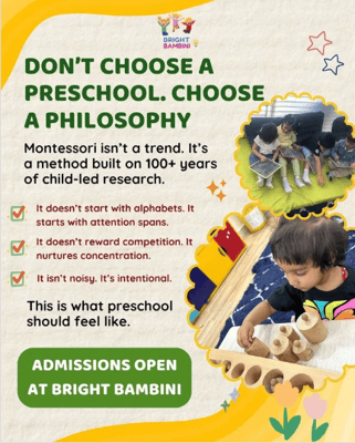 Bright Bambini  -  Admissions Open For Kids