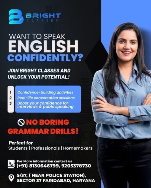 Bright Classes  -  Engligh Speaking Classes