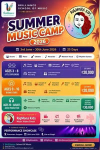 Brilliance School of Music-Summer Music Camp 2026