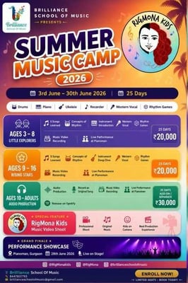 Brilliance School of Music-Summer Music Camp 2026