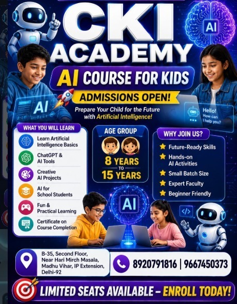CKI ACADEMY-AI Course for Kids