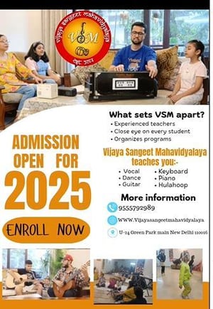 Vijaya Sangeet Mahavidyalaya:Admissions Open for 2025