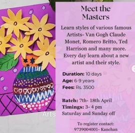 Artsy craftsy:Meet the Masters Workshop