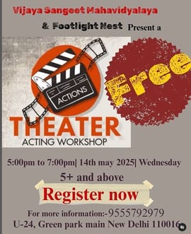 Vijaya Sangeet Mahavidyalaya: Drama and Theatre Stage workshop