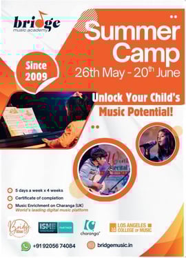 Bridge Music Academy Summer Camp 2025 (Sushant Lok - 1)