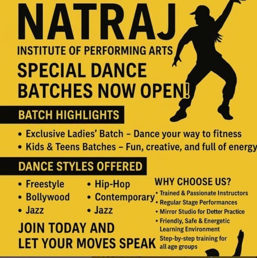Natraj Institute of Performing Arts- Dance Classes for Kids