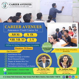 Career Avenues-Crash Course-For Class Vth-Xllth