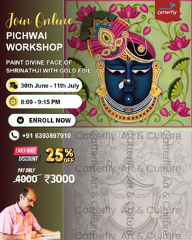 Catterfly Art and Culture-Divine Pichwai Art Workshop