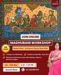 Catterfly Art and Culture-Madhubani Art Workshop
