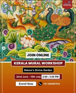 Catterfly Art and Culture-Online Kerala Mural Workshop 2026