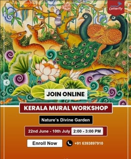 Catterfly Art and Culture-Online Kerala Mural Workshop 2026
