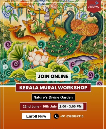 Catterfly Art and Culture-Online Kerala Mural Workshop 2026
