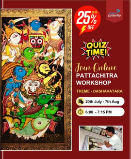Catterfly Art and Culture-Online Pattachitra Dashavatara Art Workshop