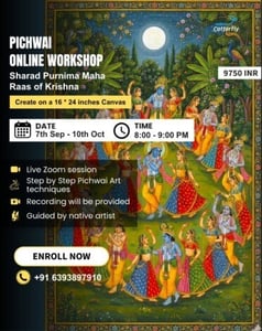 Catterfly Art and Culture-Pichwai Art Online Workshop