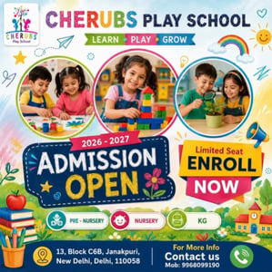Cherubs Play School-Admissions Open 2026-27