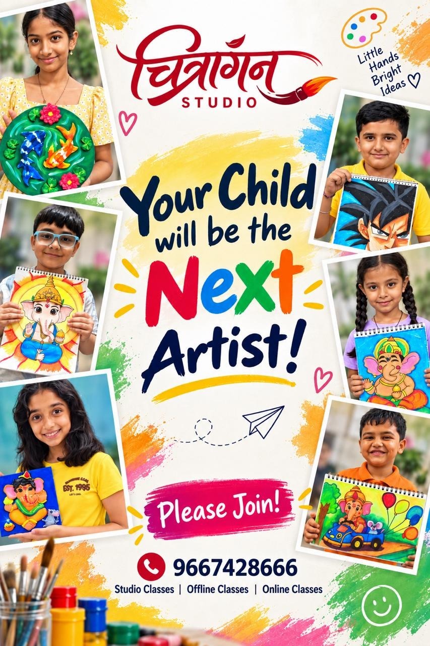 Chitrangan Studio-Birthday Art Party for Kids Creative Activities and Fun Games
