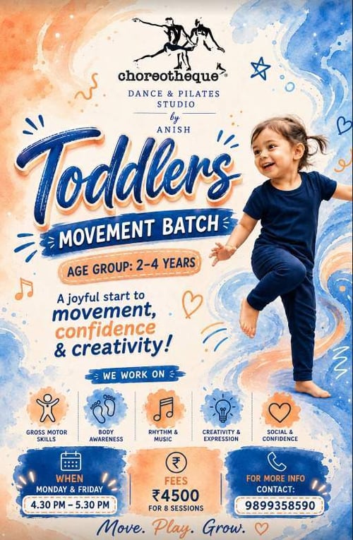 Choreotheque Dance Studio-Toddlers Movement Batch