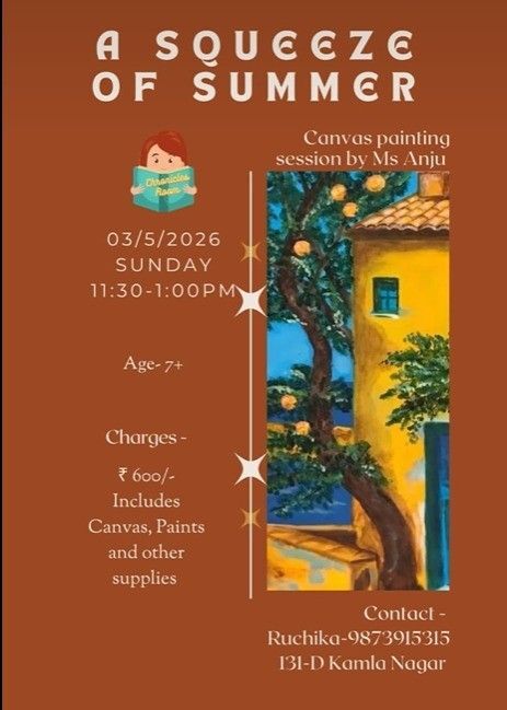 Chronicles Room-Fun Canvas Painting Workshop for Kids