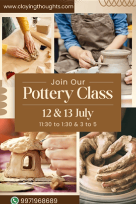 Claying Thoughts Pottery Studio  -  Pottery Workshop 2025
