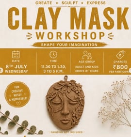 Claying Thoughts Pottery Studio-Clay Mask Workshop