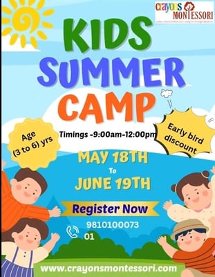 Crayons Montessori-Kids Summer Camp