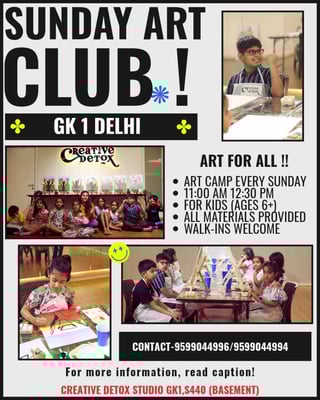 Creative Detox Studio  -  Art Camp For Kids