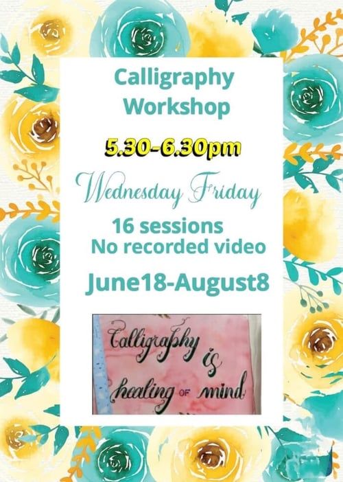 Creativity Within  -  Calligraphy Workshop For Kids