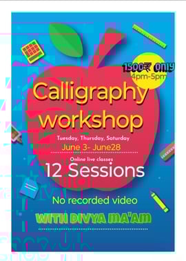 Creativity Within  -  Calligraphy Workshop