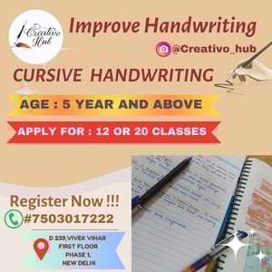 Creativo Hub-Cursive Handwriting Classes