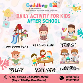 Cuddling Bee Preschool- Daily activity for kids