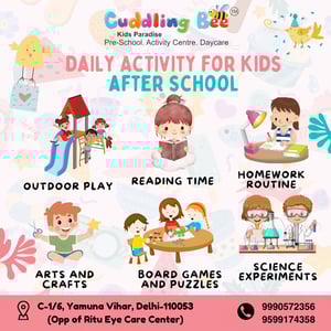 Cuddling Bee Preschool- Daily activity for kids